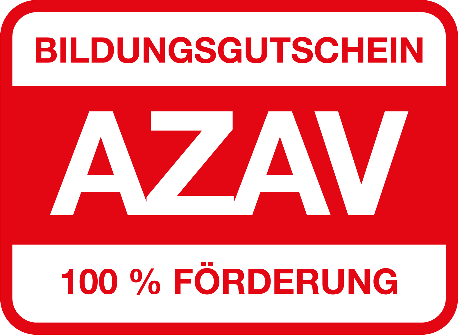 AZAV-Siegel der Weiterbildungsagentur WBA – Akkreditierte Weiterbildungsagentur, akzeptiert Bildungsgutscheine der Agentur für Arbeit und Jobcenter