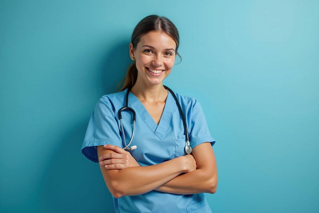 Eine Arzthelferin als Symbolbild für das Coaching für Pflegekräfte