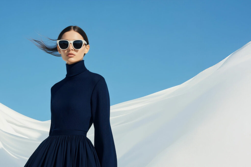 Modedesign lernen – Kreativität, Schnitt & Stilentwicklung im Onlinekurs der WBA Modedesign online lernen – kreative Frau entwirft Modekollektion