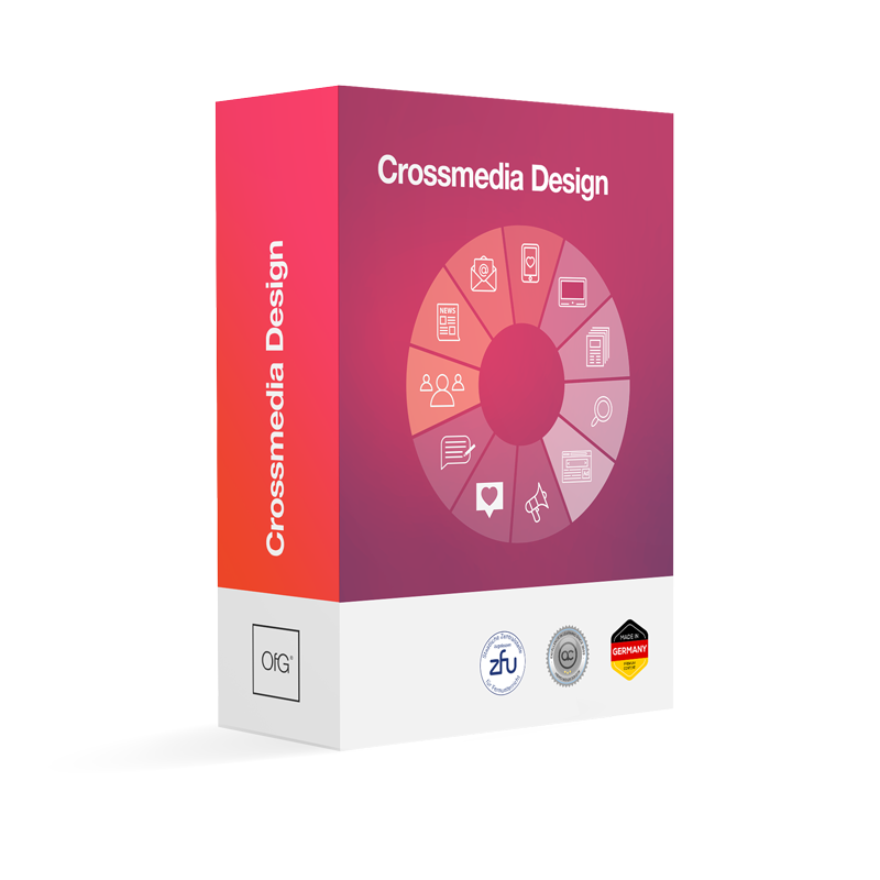 Crossmedia Design Onlinekurs – Weiterbildung bei der WBA für medienübergreifende Gestaltung und visuelle Kommunikation