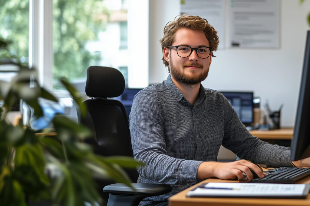 WBA – Weiterbildung zum Digital Health Manager:in Teilnehmer der WBA-Weiterbildung zum Digital Health Manager bei Online-Lerneinheit