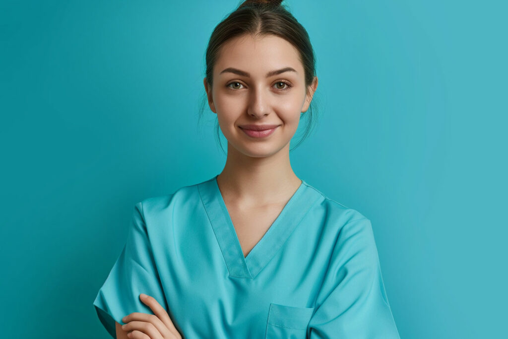 Eine Frau als Symbolbild für die Berufsgruppe Praxismanagement