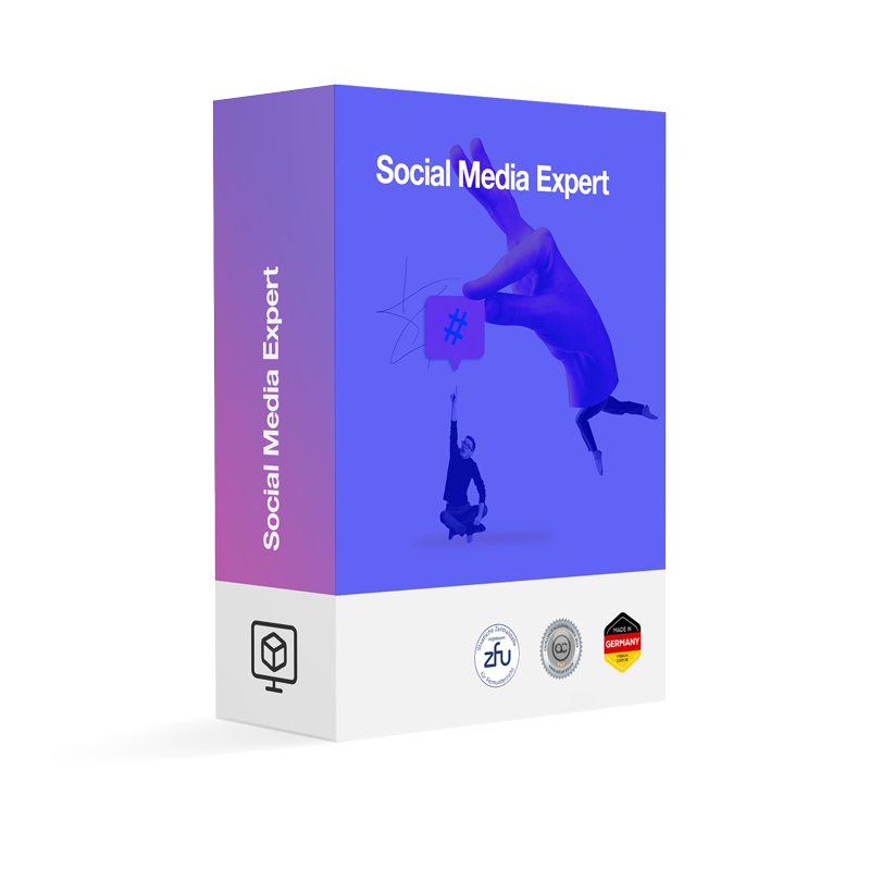 Icon der Weiterbildung Social Media Expert